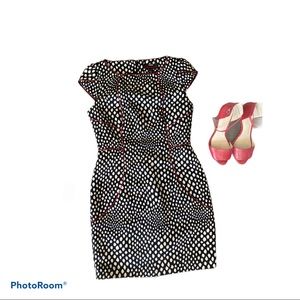 Miss Sixty Black Animal Print Dress